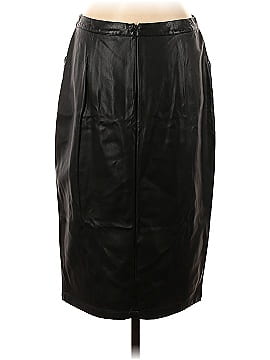 Who What Wear Faux Leather Skirt (view 2)