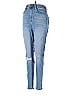 American Eagle Outfitters Solid Blue Jeans Size 4 - photo 1
