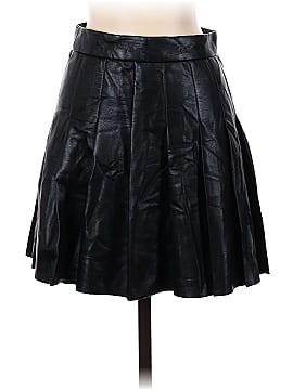 Sunday Best Faux Leather Skirt (view 1)