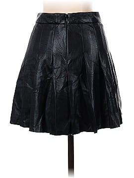 Sunday Best Faux Leather Skirt (view 2)
