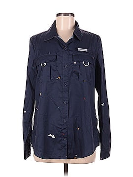 Ocean + Coast Long Sleeve Button-Down Shirt (view 1)