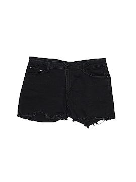 Just Black Denim Shorts (view 1)