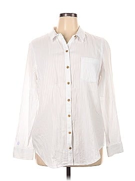 Caslon Long Sleeve Button-Down Shirt (view 1)