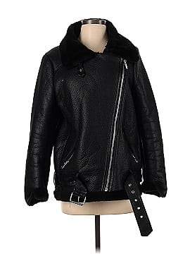 Zara Faux Leather Jacket (view 1)