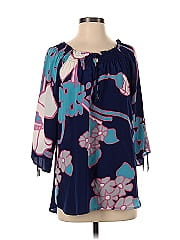 Yumi Kim 3/4 Sleeve Silk Top