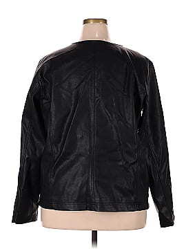 Knox Rose Faux Leather Jacket (view 2)