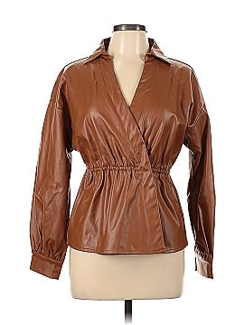 Strut & Bolt Faux Leather Jacket (view 1)