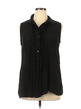 Fever Sleeveless Button-Down Shirt (view 1)