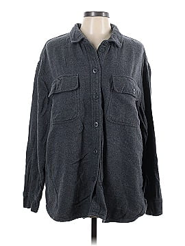 American Eagle Outfitters Long Sleeve Button-Down Shirt (view 1)