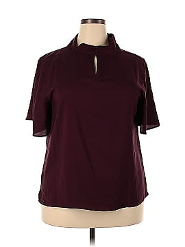 Ann Taylor Short Sleeve Blouse (view 1)