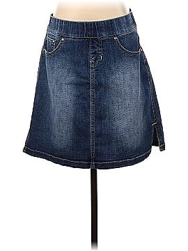 Jaguar Denim Skirt (view 1)