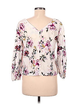 White House Black Market 3/4 Sleeve Blouse (view 2)