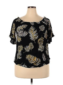 Maurices Short Sleeve Blouse (view 1)