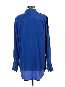 Isaac Mizrahi Long Sleeve Silk Top (view 2)