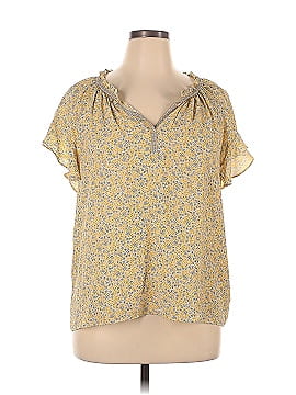 Max Studio Short Sleeve Blouse (view 1)