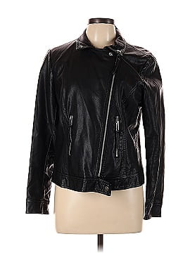 Jaclyn Smith Faux Leather Jacket (view 1)