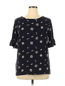 Ann Taylor LOFT Outlet Short Sleeve Blouse (view 1)