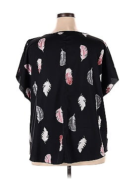 Shein Curve Short Sleeve Blouse (view 2)