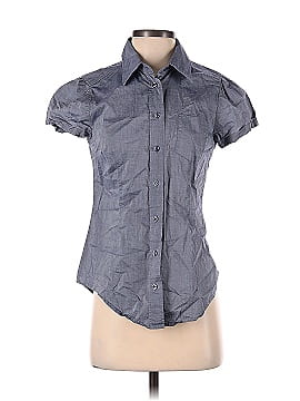 New York & Company Short Sleeve Blouse (view 1)