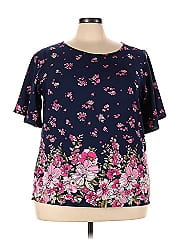 Emery Rose Short Sleeve Blouse