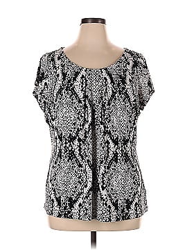 Worthington Short Sleeve Blouse (view 1)