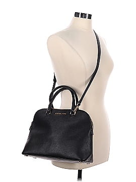 MICHAEL Michael Kors Leather Satchel (view 2)