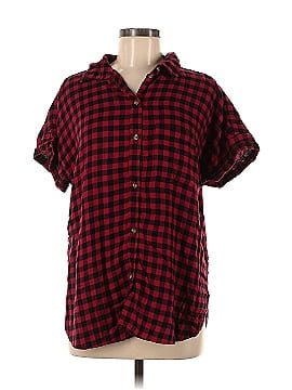 American Eagle Outfitters Short Sleeve Button-Down Shirt (view 1)