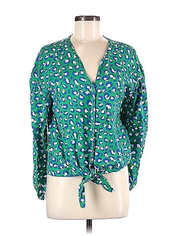 GraceAtwood The Drop Long Sleeve Blouse (view 1)