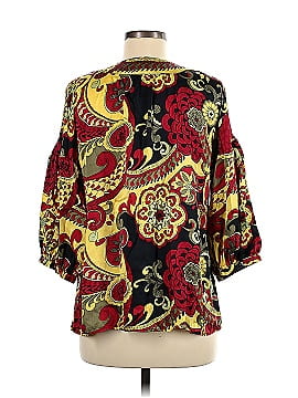 Andrea Behar Boston Proper 3/4 Sleeve Silk Top (view 2)