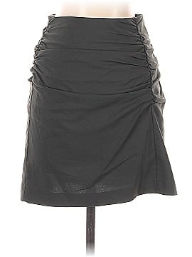 Zara Faux Leather Skirt (view 1)