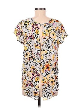 Parker Short Sleeve Silk Top (view 2)