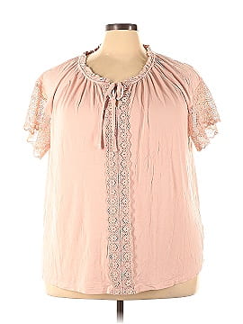 Cable & Gauge Short Sleeve Blouse (view 1)