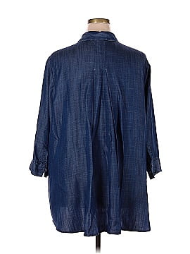 Foxcroft 3/4 Sleeve Button-Down Shirt (view 2)