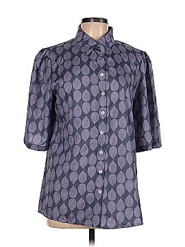 Coeur De Vague 3/4 Sleeve Button-Down Shirt (view 1)