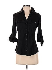 Express Design Studio 3/4 Sleeve Button Down Shirt