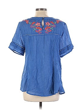 Umgee Short Sleeve Blouse (view 2)