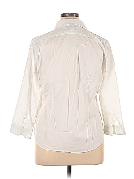 Lauren by Ralph Lauren 3/4 Sleeve Button-Down Shirt (view 2)