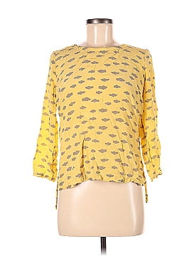 Maeve 3/4 Sleeve Silk Top (view 1)