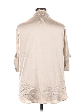 White House Black Market 3/4 Sleeve Blouse (view 2)