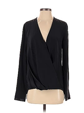 Rag & Bone Long Sleeve Silk Top (view 1)