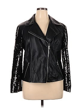 INC International Concepts Faux Leather Jacket (view 1)