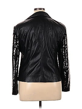 INC International Concepts Faux Leather Jacket (view 2)