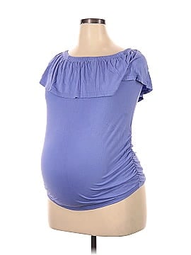 Times Two Maternity Short Sleeve Top (view 1)