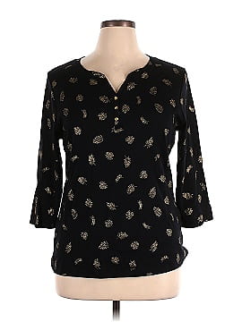 Karen Scott 3/4 Sleeve Blouse (view 1)