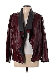 Tahari Faux Leather Jacket