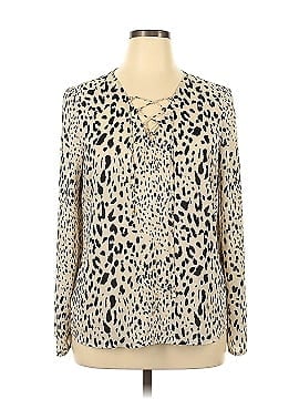 INC International Concepts Long Sleeve Blouse (view 1)