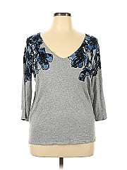 Roz & Ali 3/4 Sleeve Top