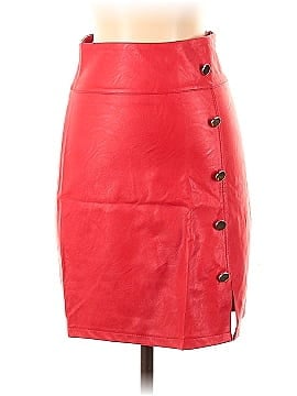 Venti6 Faux Leather Skirt (view 1)