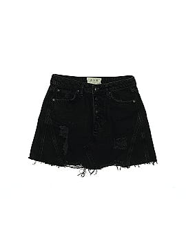 We the Free Denim Skirt (view 1)