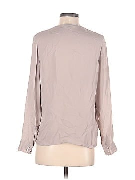 Vince. Long Sleeve Silk Top (view 2)